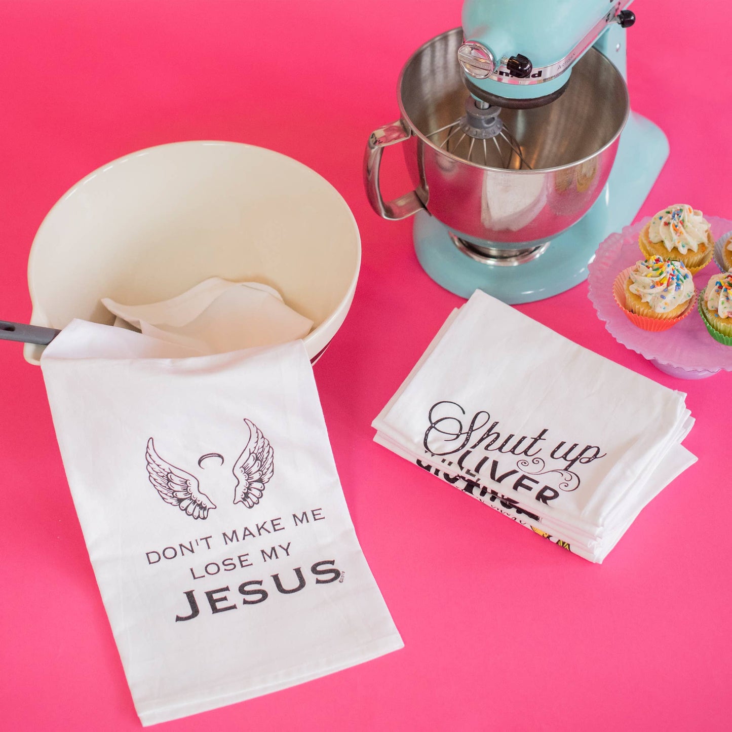 Don't Make Me Lose My Jesus | Funny Kitchen Towel