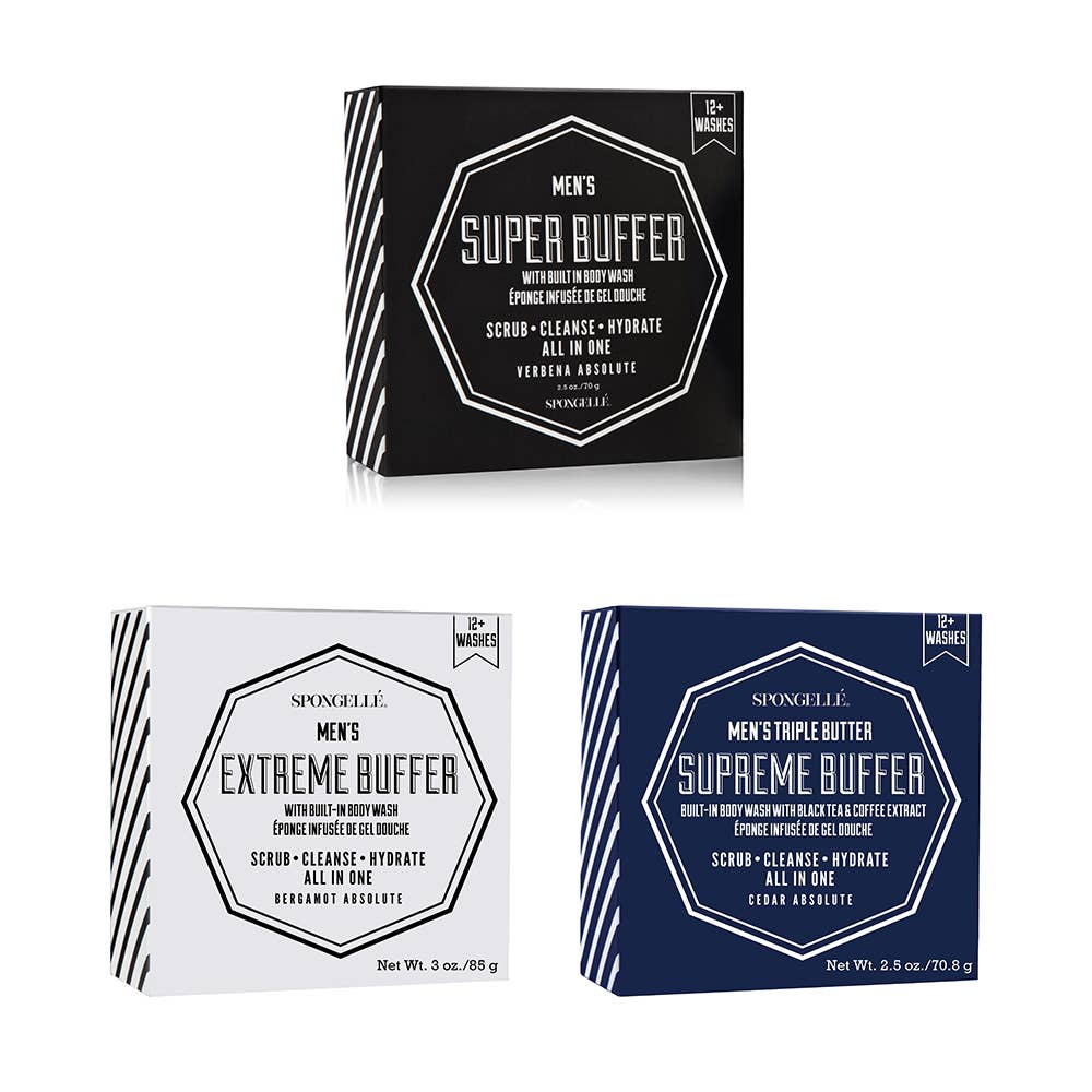 Men's Spongelle Body Wash Buffers