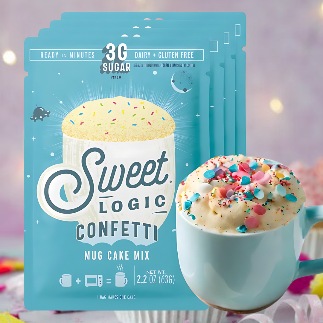Confetti Mug Cake Quick Mix - Keto, Gluten-Free (10-Pack)