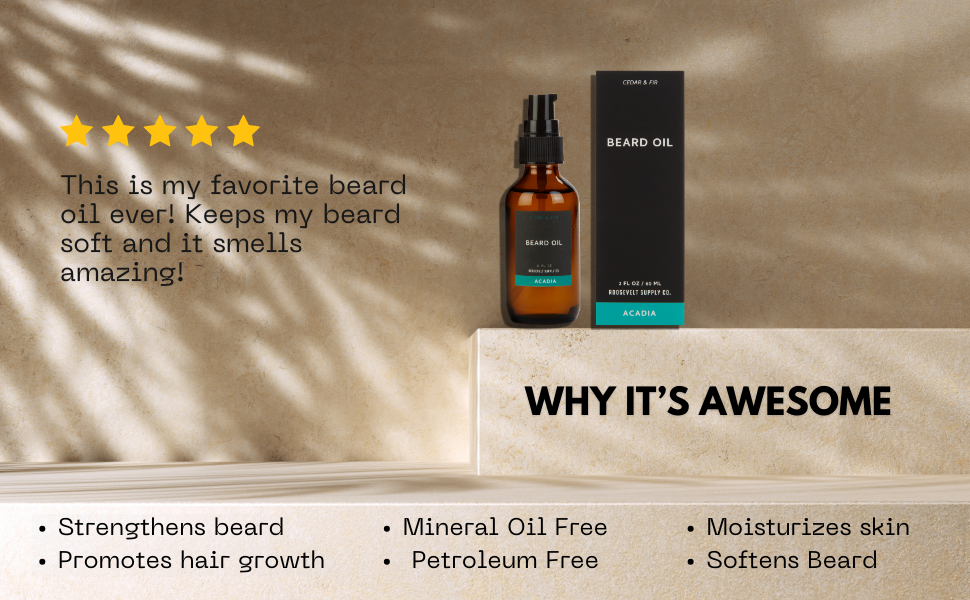 Acadia Beard Oil
