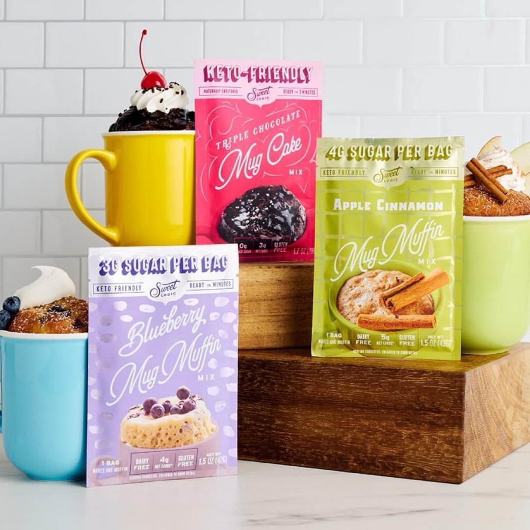Confetti Mug Cake Quick Mix - Keto, Gluten-Free (10-Pack)