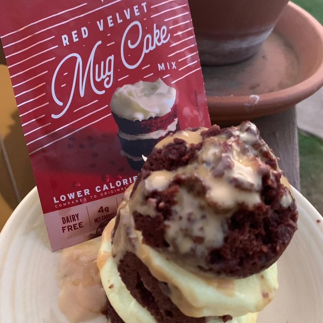Red Velvet Mug Cake Quick Mix - Keto, Dairy-Free (10 Pack)