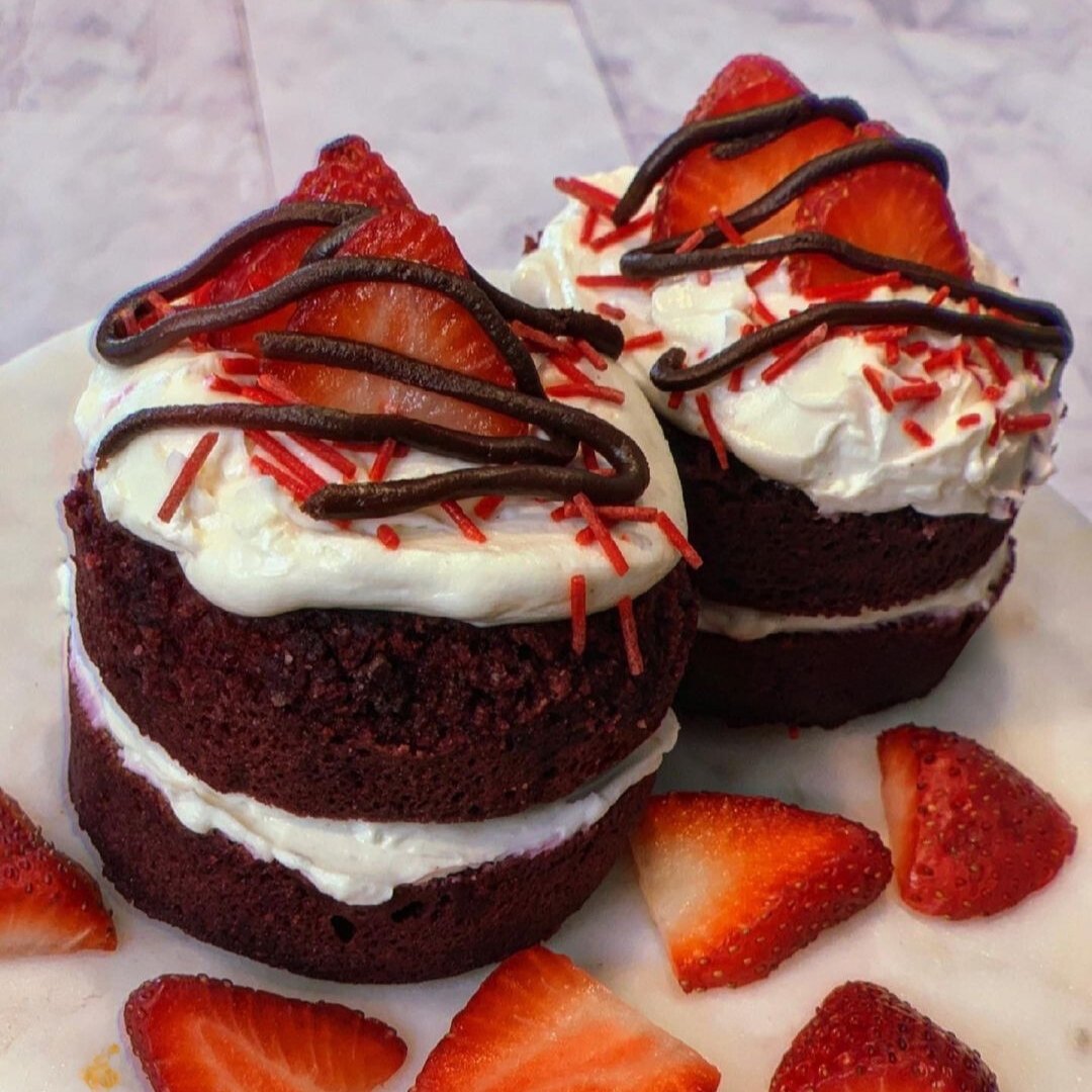 Red Velvet Mug Cake Quick Mix - Keto, Dairy-Free (10 Pack)