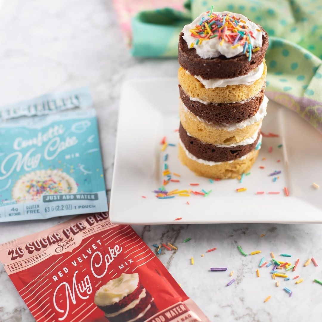Red Velvet Mug Cake Quick Mix - Keto, Dairy-Free (10 Pack)