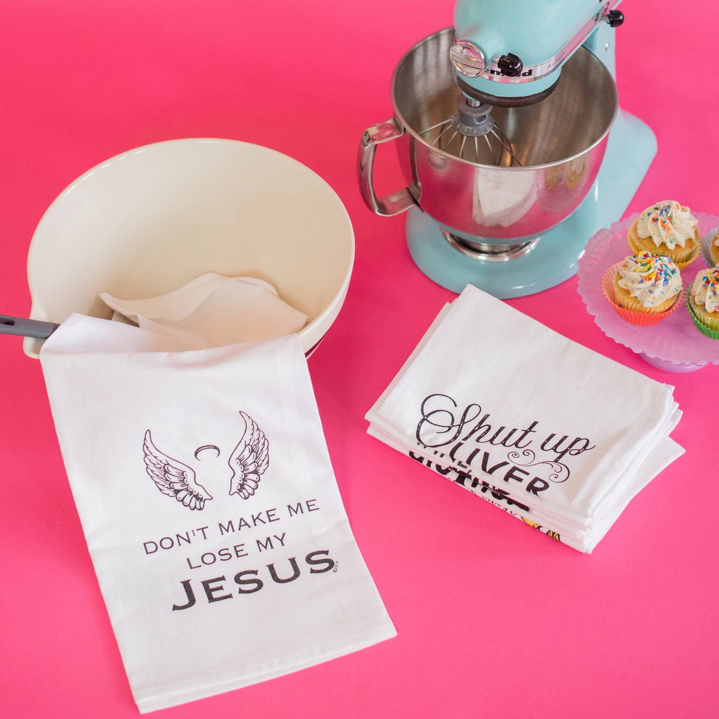 Don't Make Me Lose My Jesus  | Funny Kitchen Towel