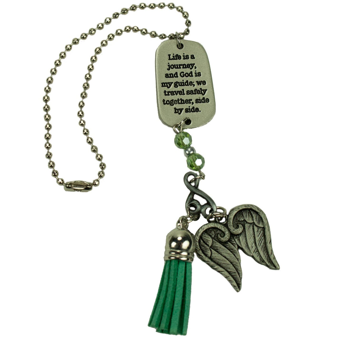 Green Angel Car   Charm