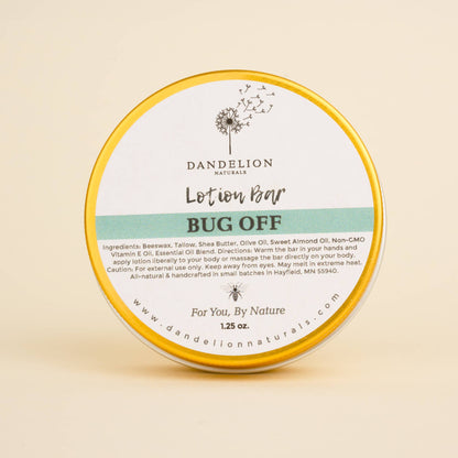 Lotion Bar | Tallow Lotion | Natural Bug Repellant | Bug Off