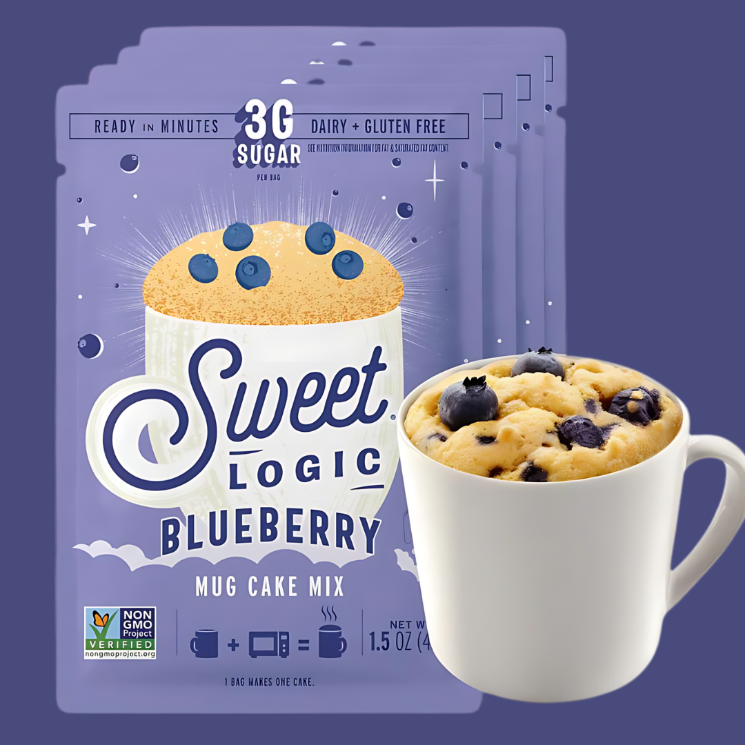 Blueberry Mug Muffin Easy Mix - Keto, Low-Carb (10-Pack)