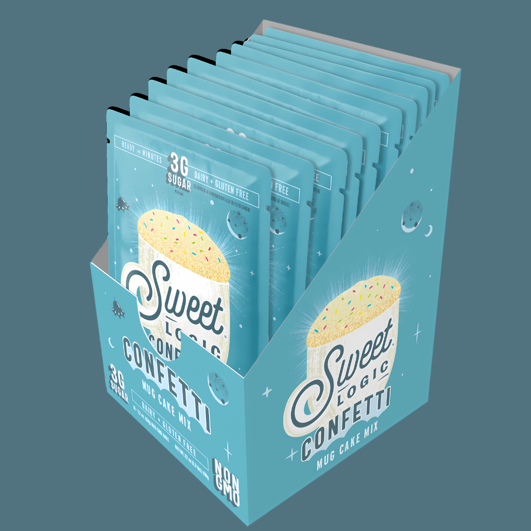 Confetti Mug Cake Quick Mix - Keto, Gluten-Free (10-Pack)