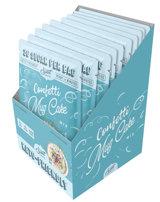 Confetti Mug Cake Quick Mix - Keto, Gluten-Free (10-Pack)