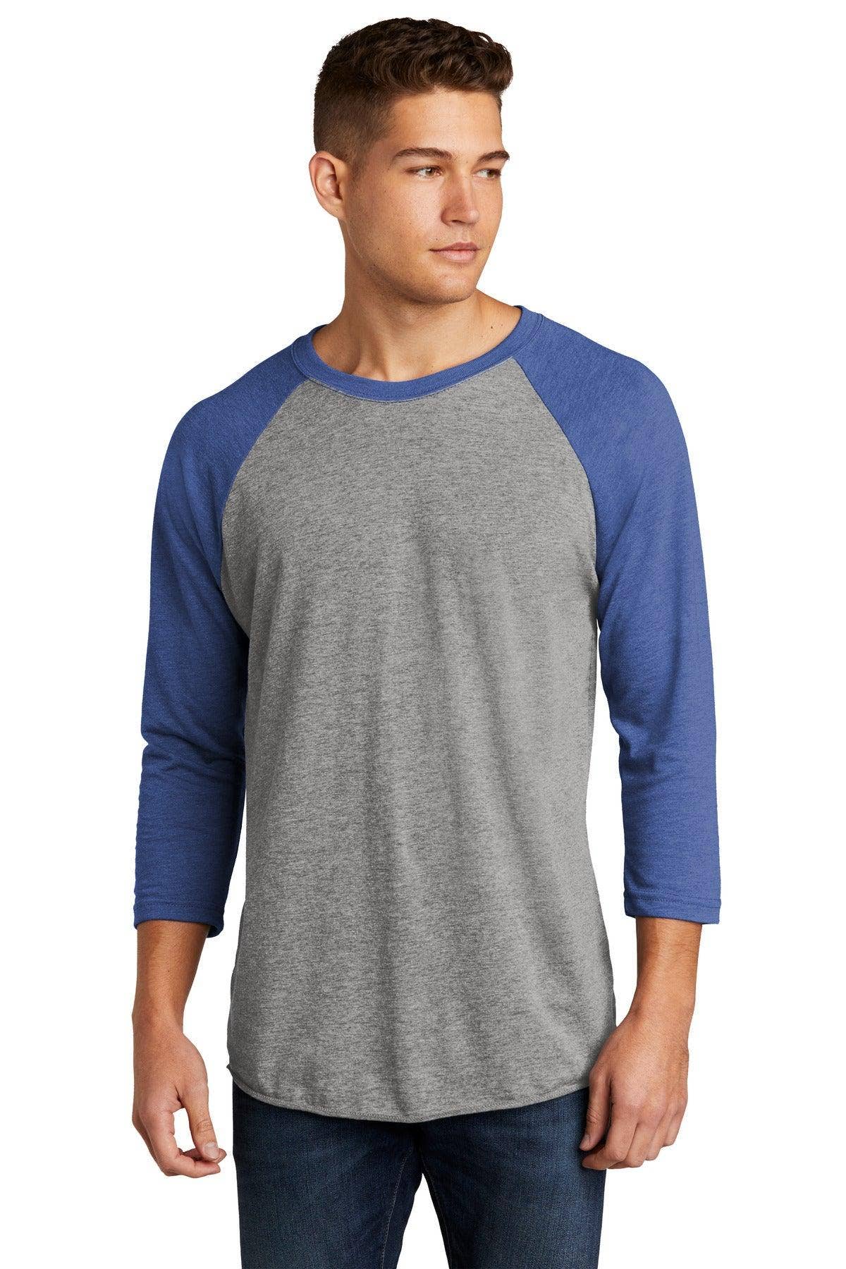 Next Level Apparel     Unisex Tri-Blend 3/4-Sleeve Raglan Tee. NL6051