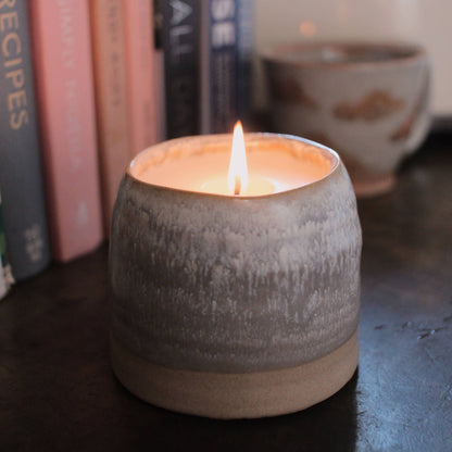 Greta | Growing Candle, flower seed-label, gifts, candles: Lilac