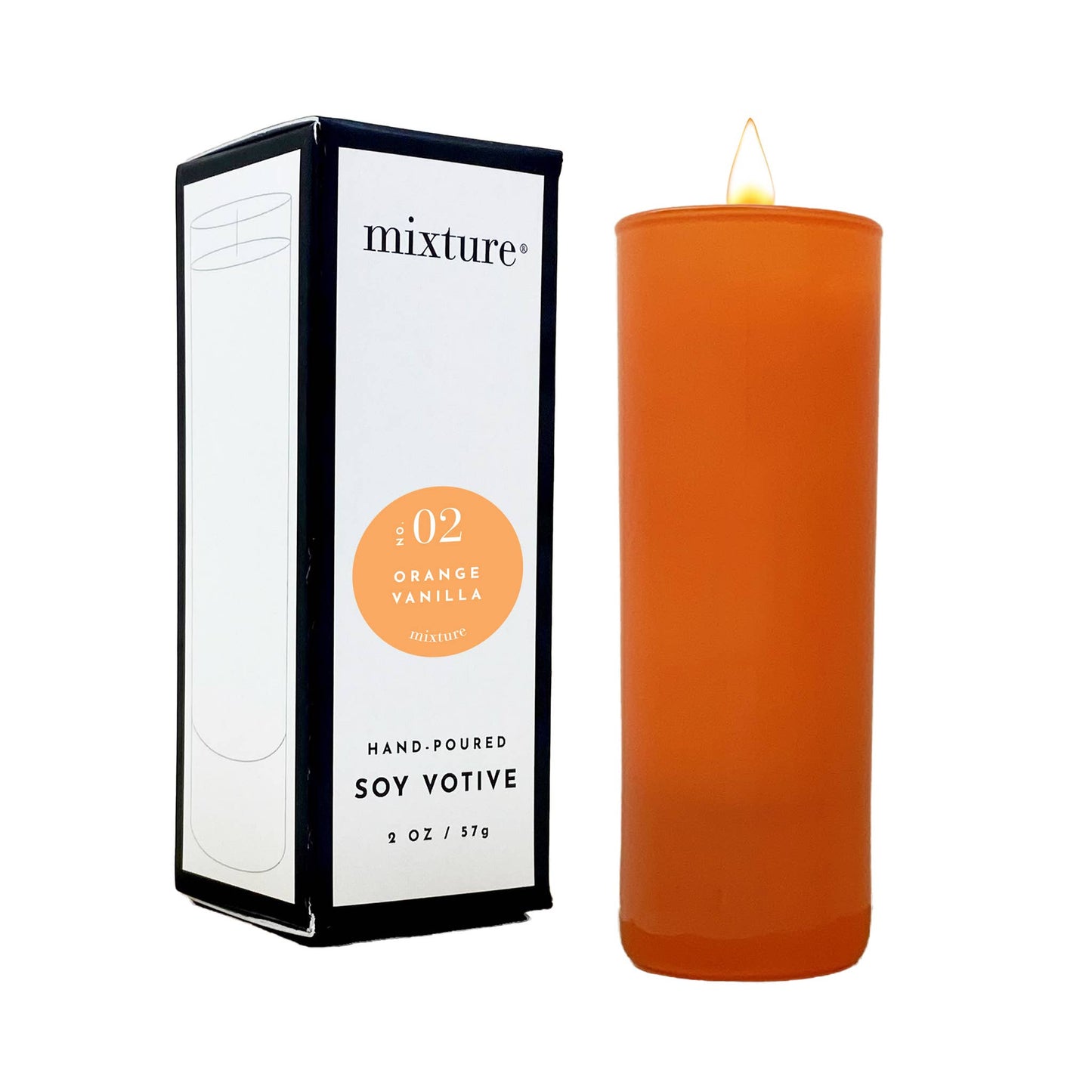 2 oz Orange Votive