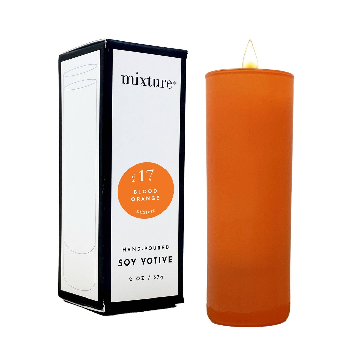2 oz Orange Votive