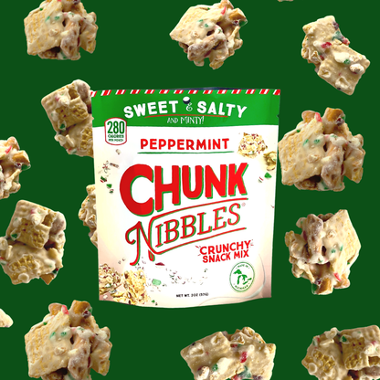 Holiday Peppermint Chunk Nibbles Snack Pack