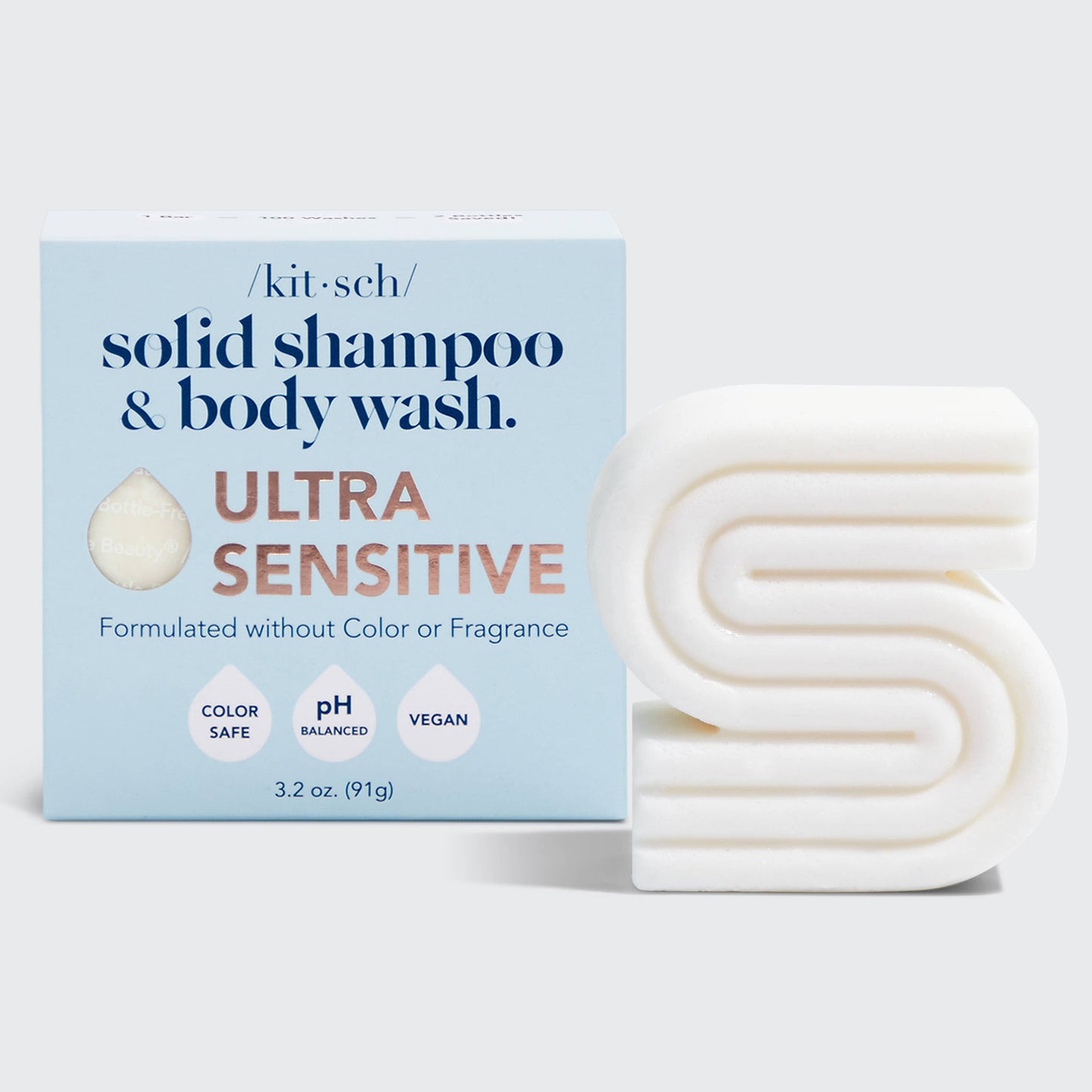 Ultra Sensitive Shampoo & Body Wash Bar Fragrance-Free