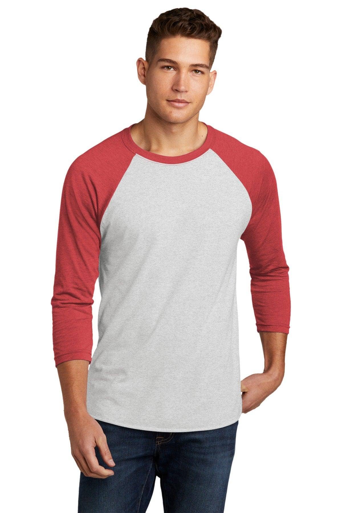 Next Level Apparel     Unisex Tri-Blend 3/4-Sleeve Raglan Tee. NL6051