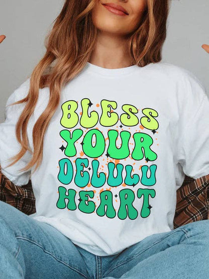 Bless Your Delulu Heart - Baseball Tee