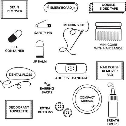 Velvet Scarf Minimergency Kit