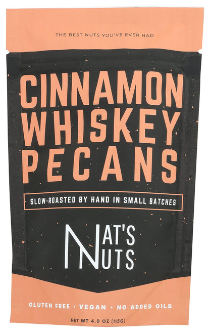 Cinnamon Whiskey Pecans - Nat's Nuts