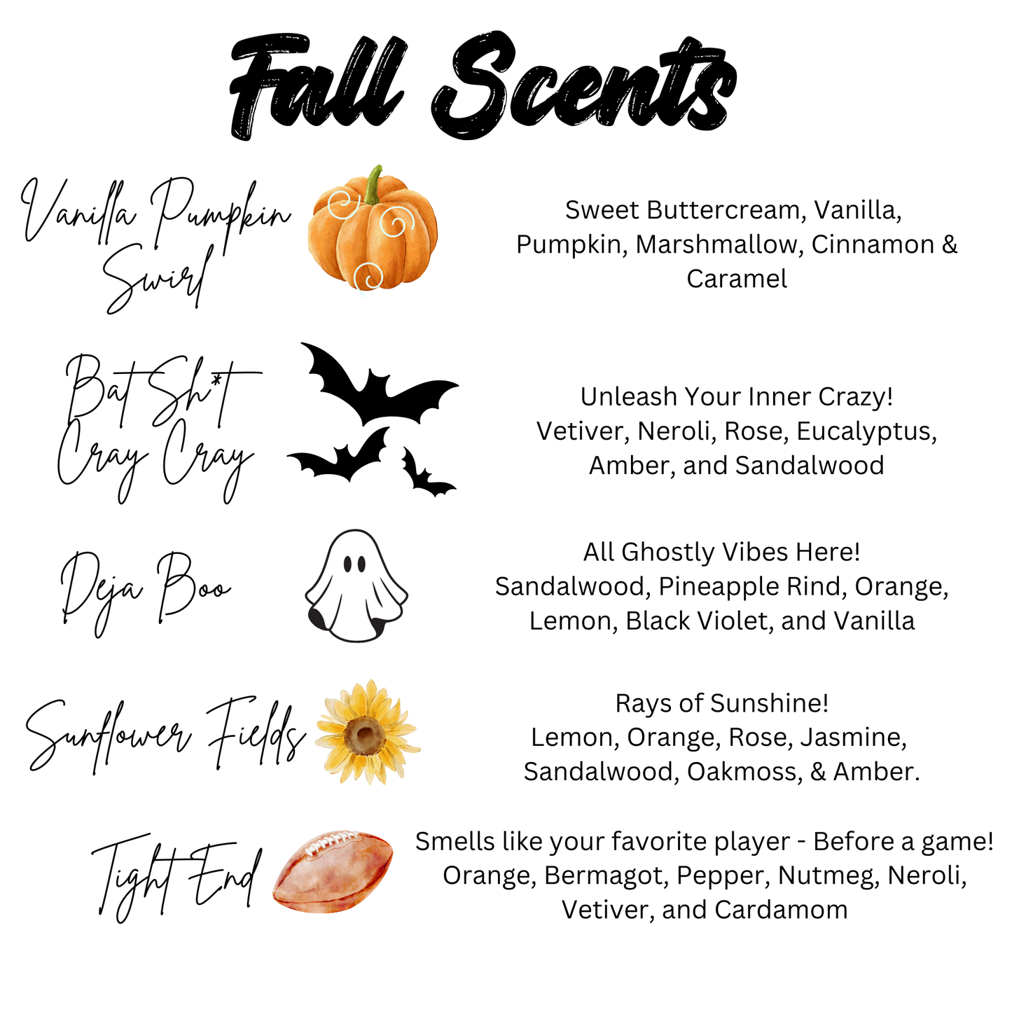 FALL Scent Car Diffusers