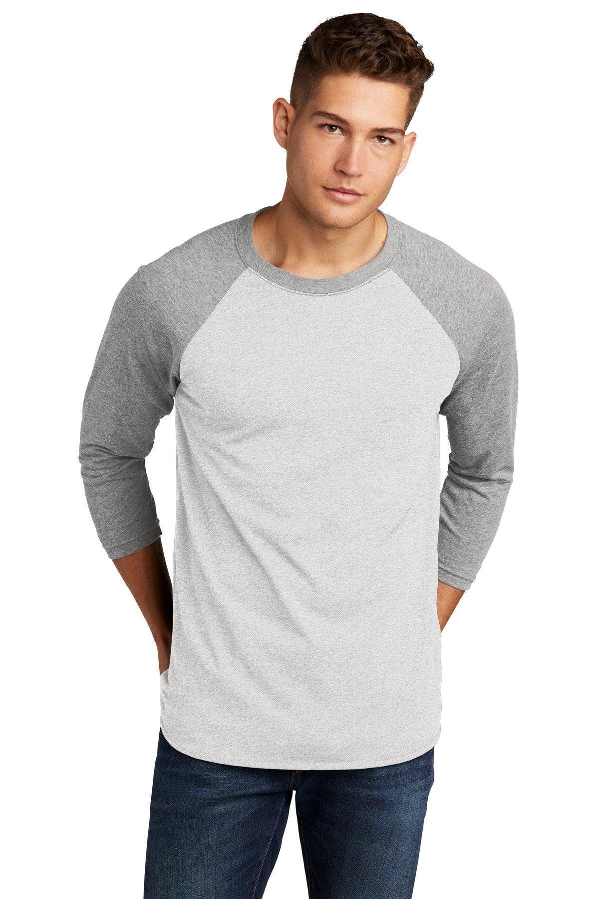 Next Level Apparel     Unisex Tri-Blend 3/4-Sleeve Raglan Tee. NL6051