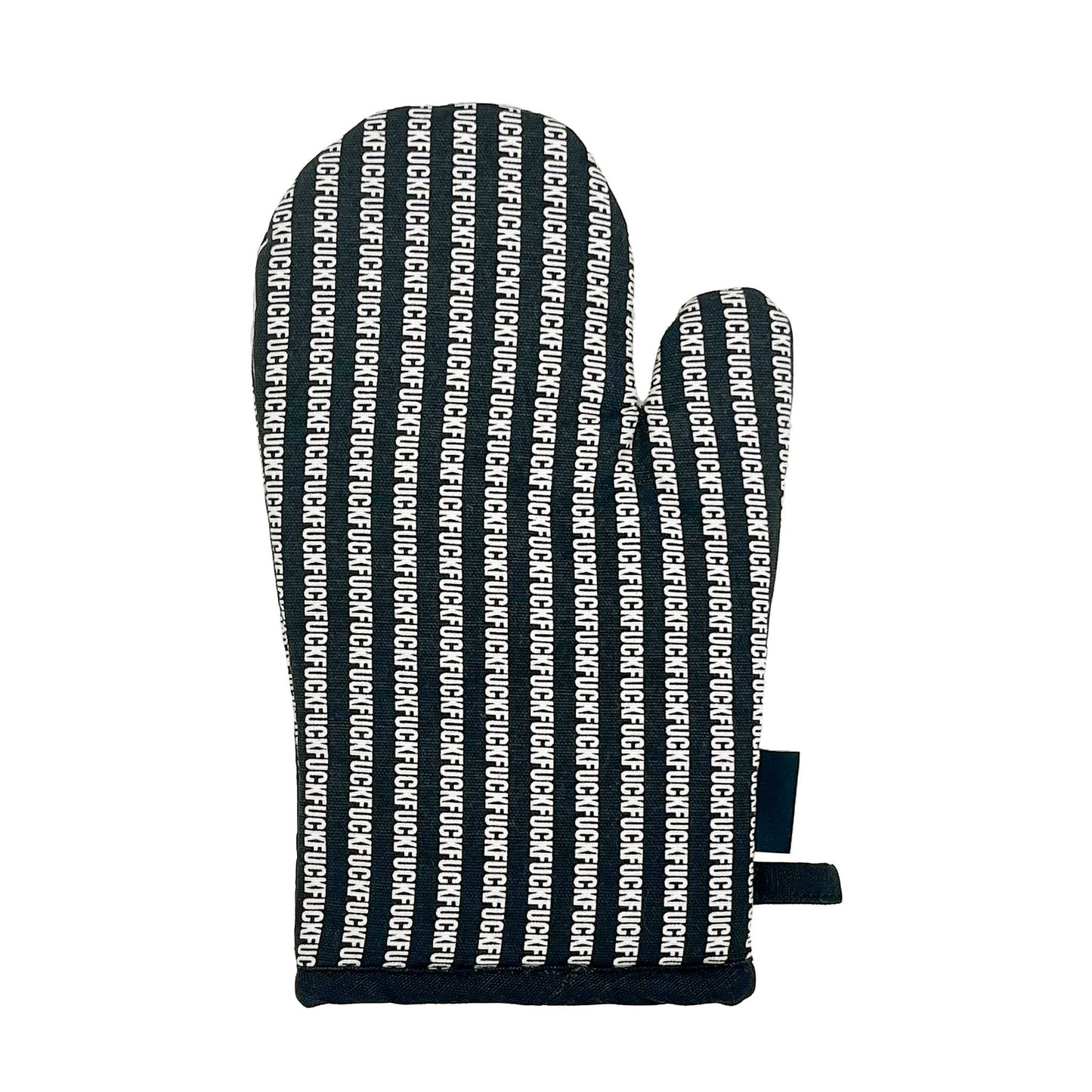 FUCK Striped | Funny Oven Mitts