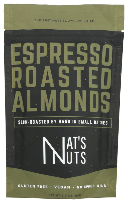 Espresso Roasted Almonds - Nat's Nuts