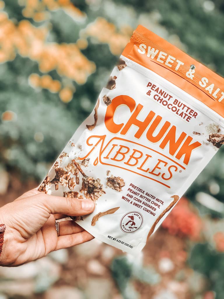 Peanut Butter Chocolate Chunk Nibbles