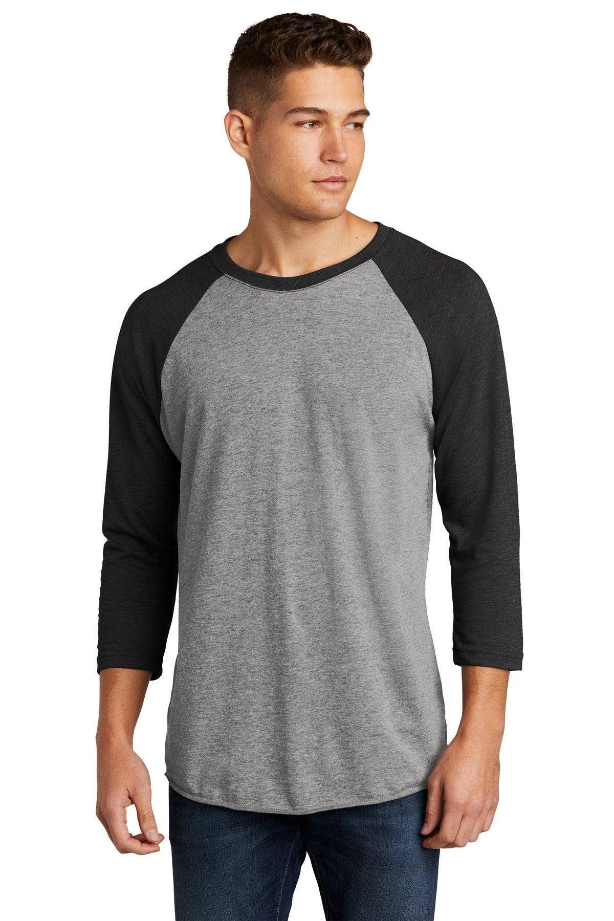 Next Level Apparel     Unisex Tri-Blend 3/4-Sleeve Raglan Tee. NL6051