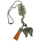 Orange Angel Car Charm