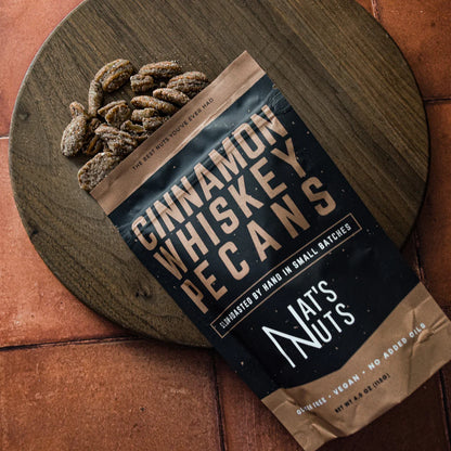 Cinnamon Whiskey Pecans - Nat's Nuts