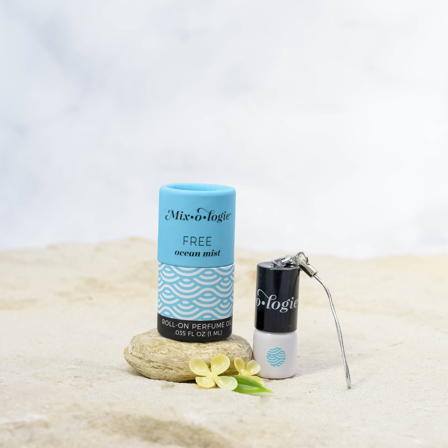 Free (ocean mist) Keychain Mini Rollerball Perfume (1 mL)