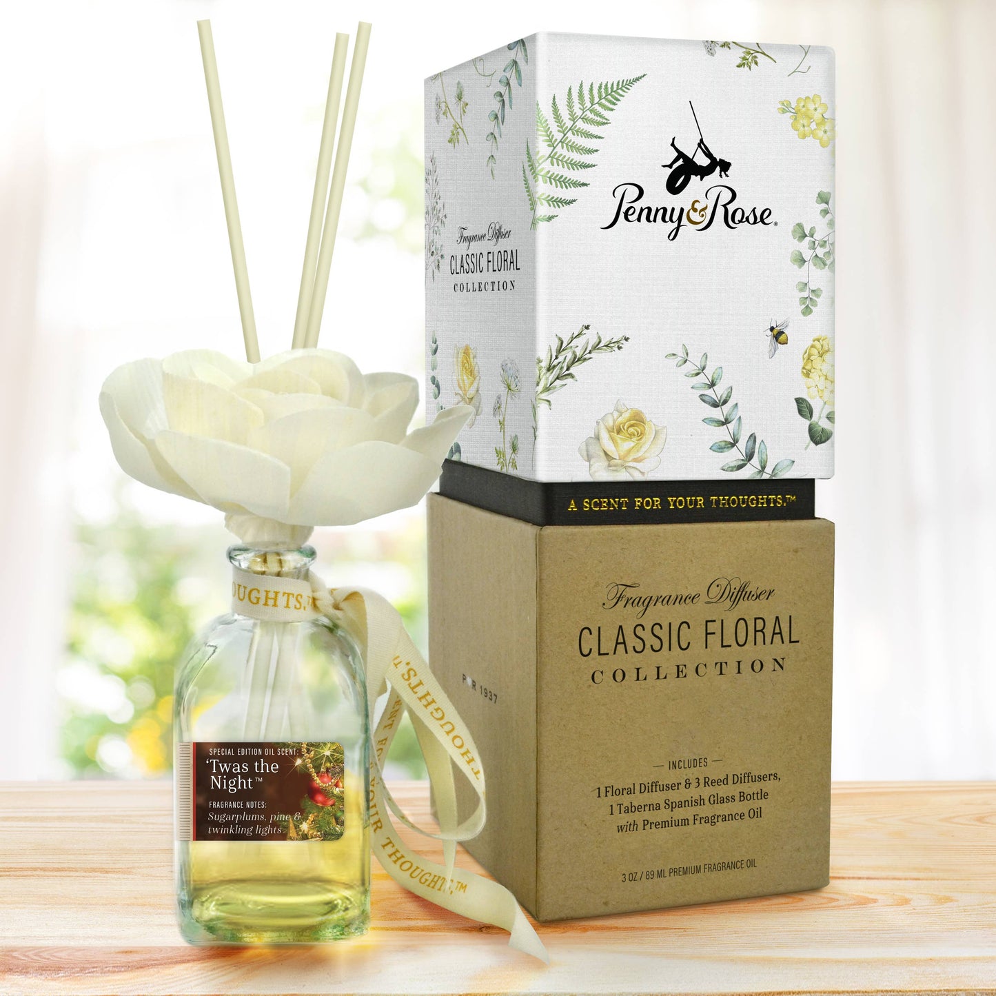 Classic Floral Diffuser: Morning Meadows