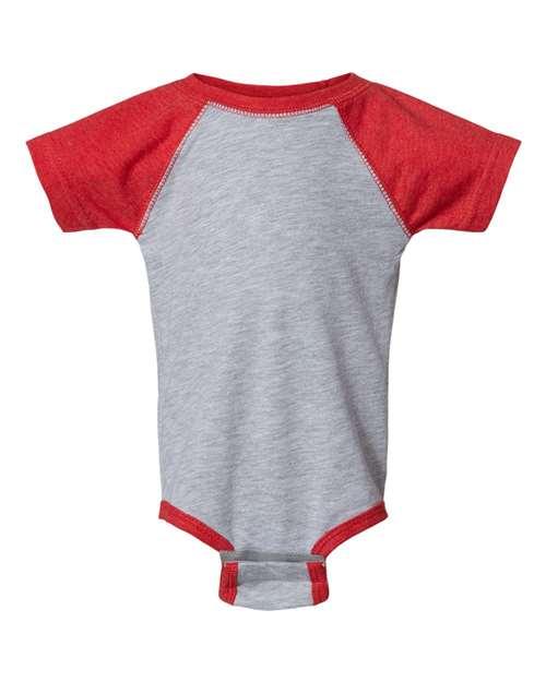 Rabbit Skins Infant Baseball Fine Jersey Bodysuit 4430