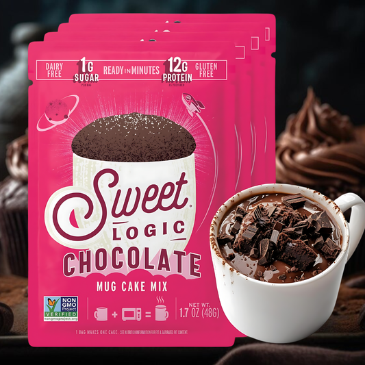 Chocolate Mug Cake Mix - Keto, No-Sugar (10-Pack)