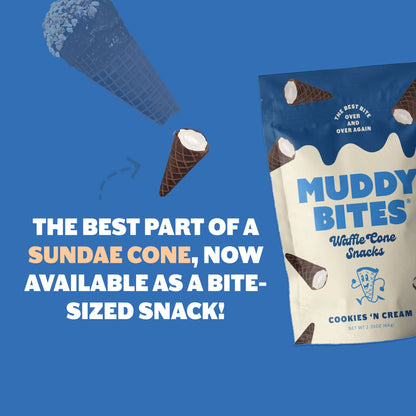 Cookies 'N Cream Bite-Sized Waffle Cones Snacks