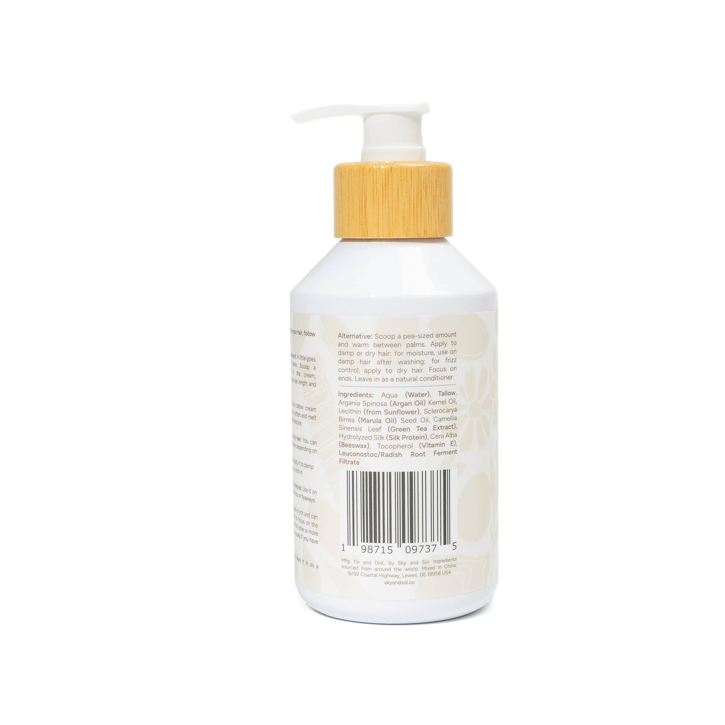 Leave-In Hair Conditioner Cream – Tallow Hair Treatment