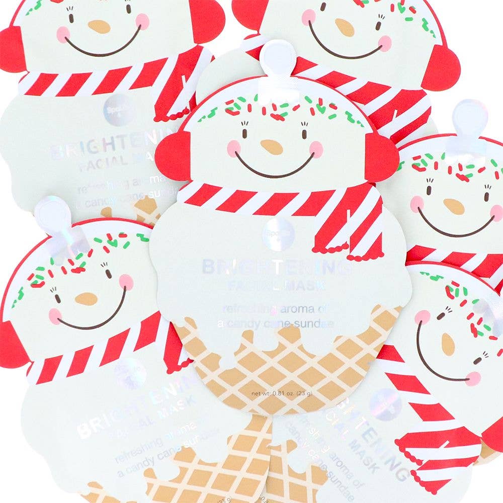 Holiday Treats Candy Cane Sundae Brightening Facial Mask