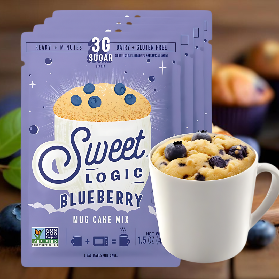 Blueberry Mug Muffin Easy Mix - Keto, Low-Carb (10-Pack)