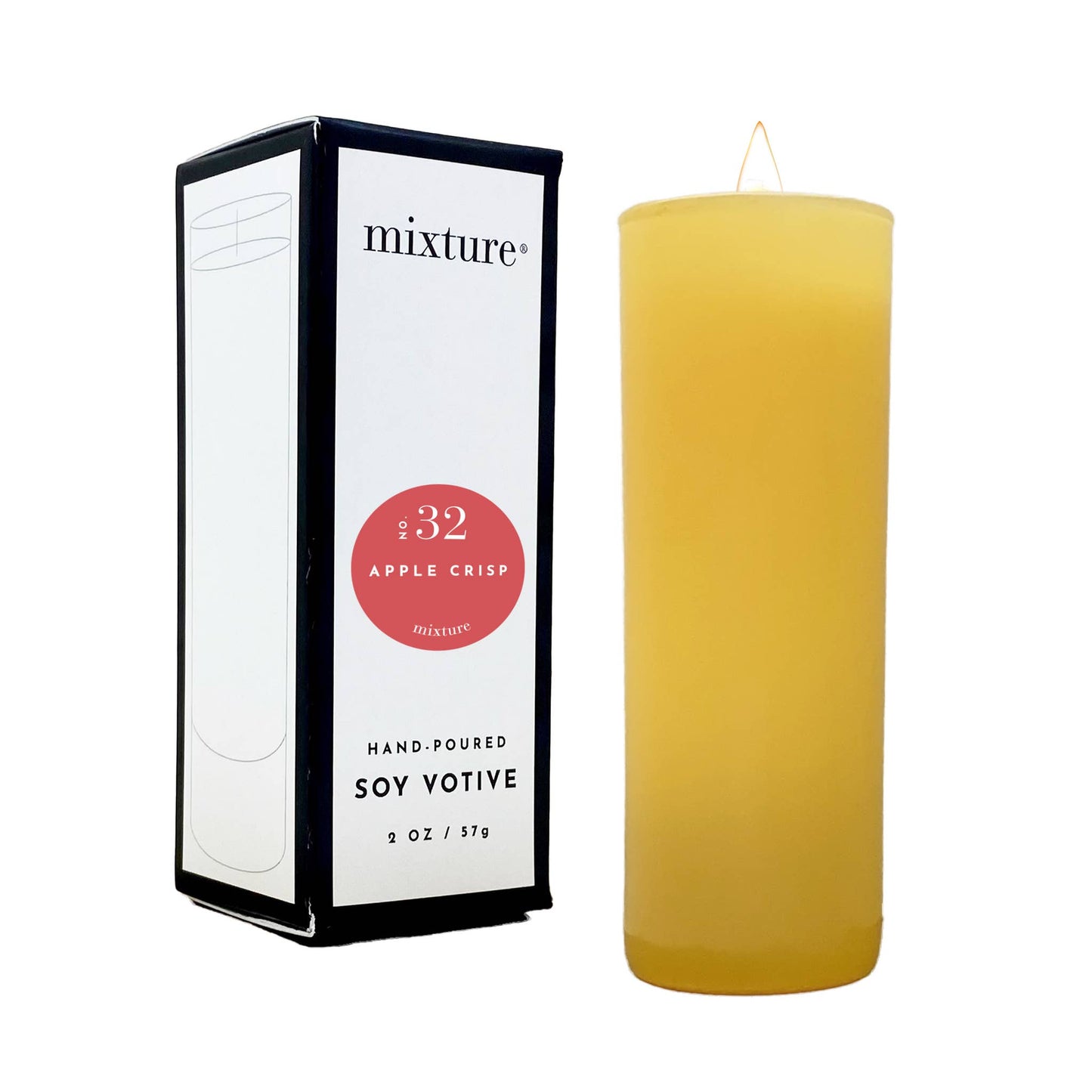 2 oz Yellow Votive