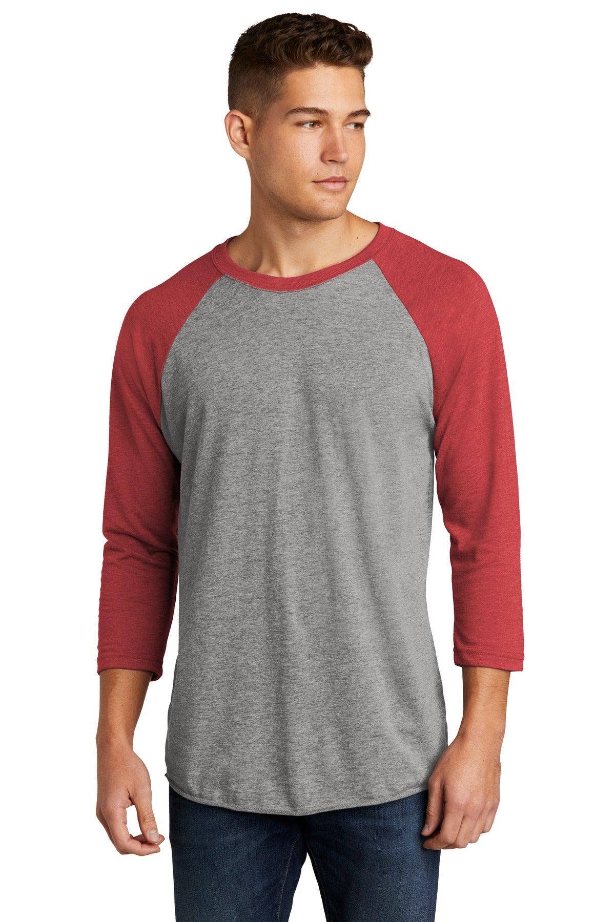 Next Level Apparel     Unisex Tri-Blend 3/4-Sleeve Raglan Tee. NL6051