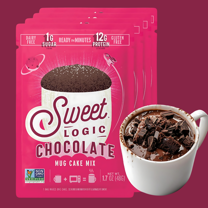 Chocolate Mug Cake Mix - Keto, No-Sugar (10-Pack)
