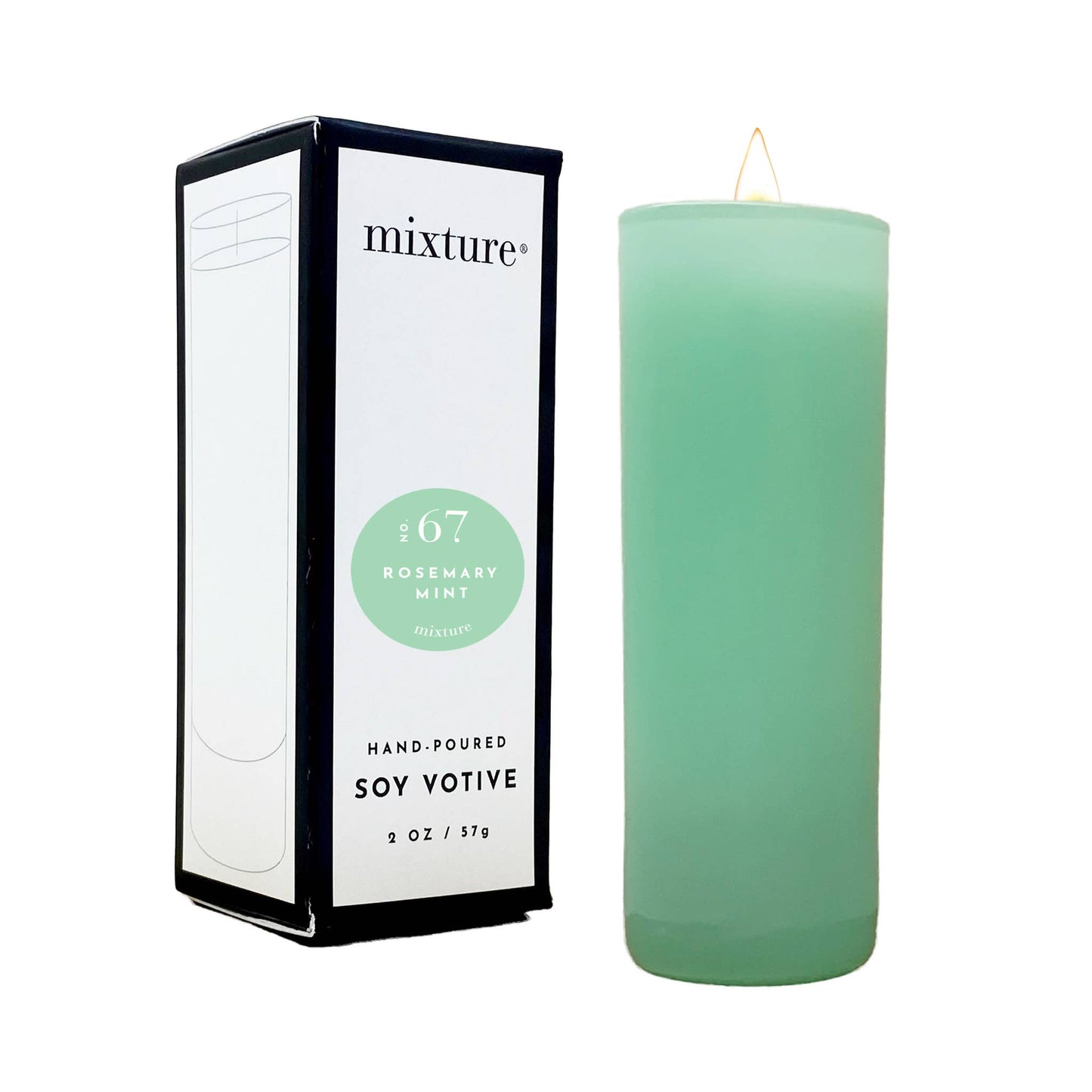 2 oz Seafoam Votive