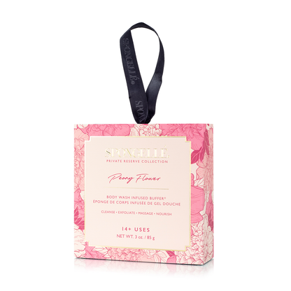 Peony Flower -  Spongelle Body Wash Infused  Body Buffer