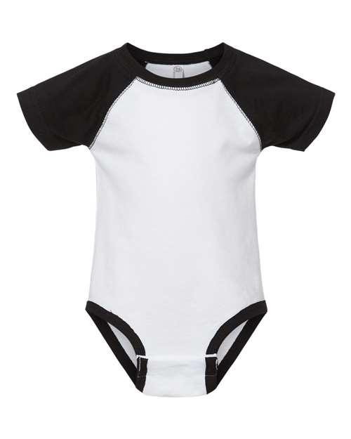 Rabbit Skins Infant Baseball Fine Jersey Bodysuit 4430