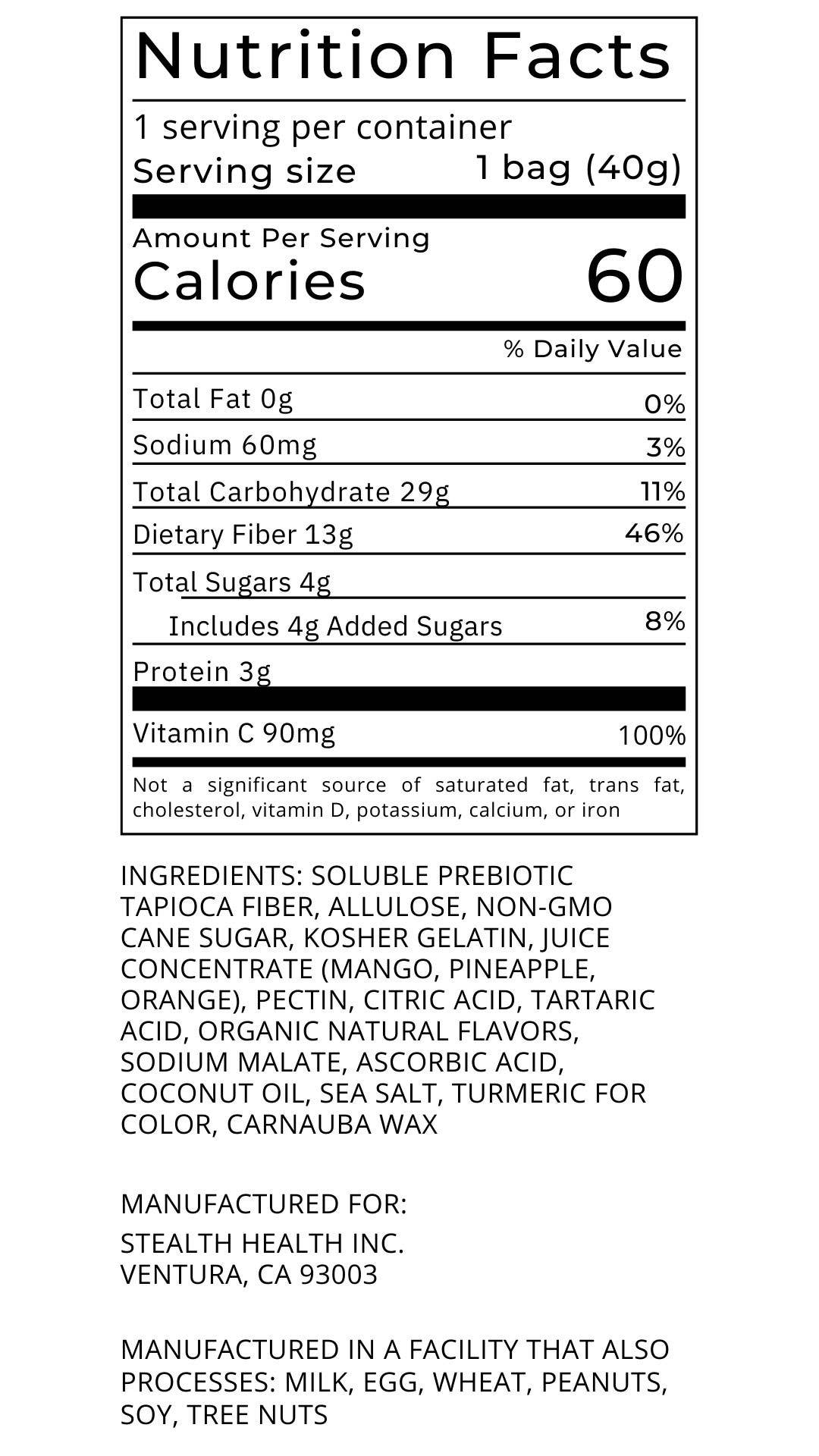 Variety Box Gummy Candy Low 4g Sugar Prebiotics Fruit Juices