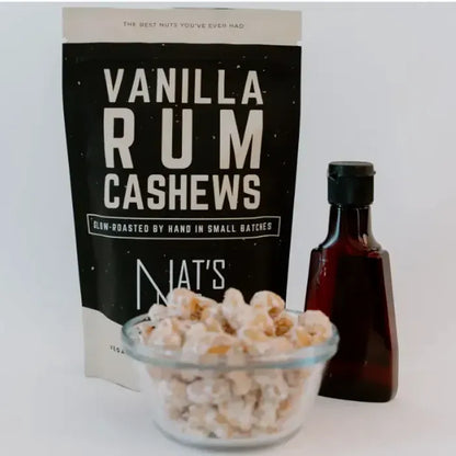 Vanilla Rum Cashews - Nat's Nuts