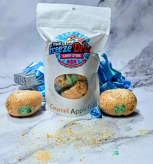 Freeze Dried Caramel Apple Pops