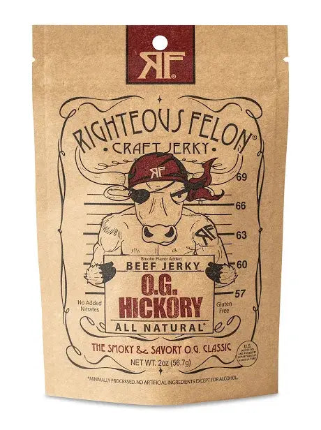 Righteous Felon : OG Hickory Beef Jerky